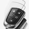 Cadillac TPU Electroplated Key Case for XT5, ATSL, XTS, XT4