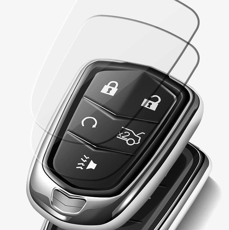 Cadillac TPU Electroplated Key Case for XT5, ATSL, XTS, XT4