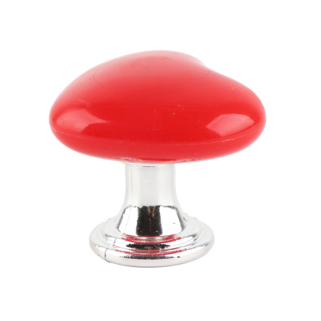 Buton de toaletă în formă de inimă, buton de presă universal solid din plastic pentru rezervor de toaletă, înlocuire pentru