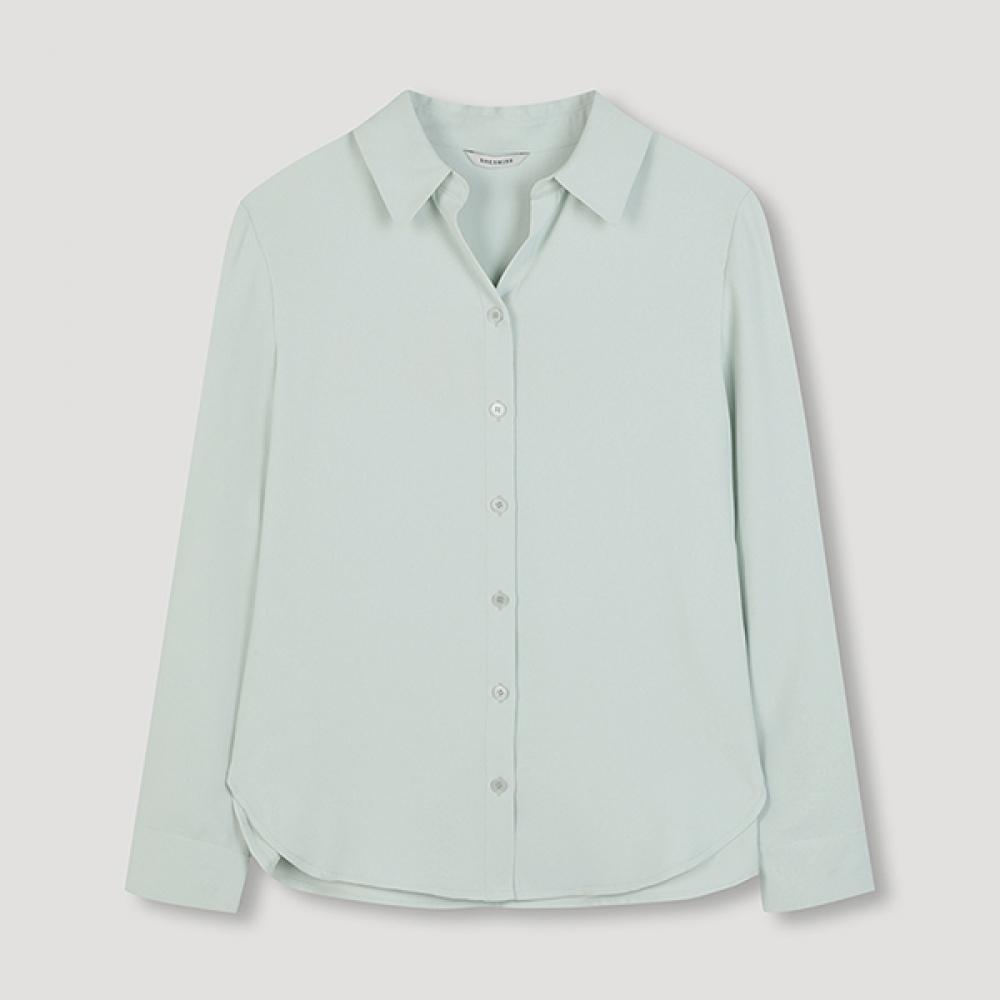 

[She S MiSS] Open Collar Shirt SwwSto12020 Mi minted/55
