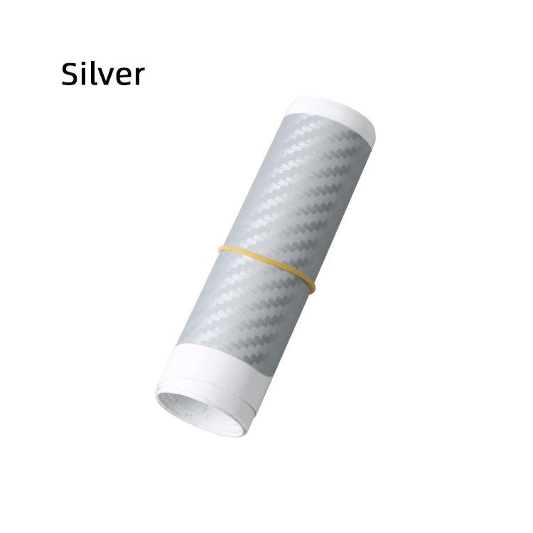 Autotür-Schutzaufkleber Kratzschutzfolie Auto-Heckstoßstangenleiste Kofferraumschweller 3D-Kohlefaser-Kollisionsschutzaufkleber