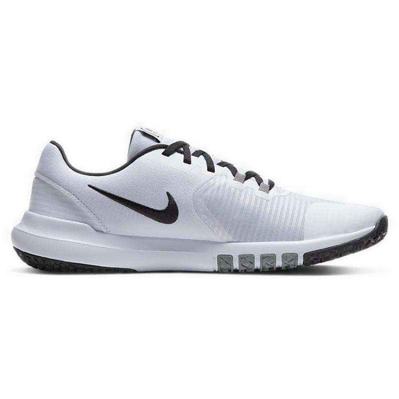 Nike Flex Control 4 White Smoke Grey Black Sneakers CD0197-100
