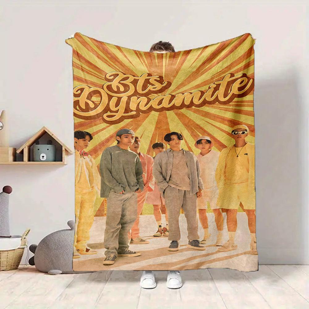 1PC Dynamite Blanket Soft Warm All Season Throw for Sofa, Bed, Car, Office Vibrant Colorful Design, Durable & Cozy Gift