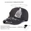 Men Vintage Holes Denim Wash Baseball Cap Outdoor Adjustable Sunscreen Leisure Hat Spring Autumn Travel Tourism Beach Vacation