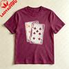 Playing Cards Design Unisex Tshirt Casual Summer Short Sleeve Cotton Fashion Harajuku Aesthetic Top For Gift