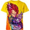 2024 Sommer Ny Dragon Ball Z Cosplay T-skjorte Kortermet Barne T-skjorter Tegneserie Japan Stil Anime Herreklær Topper