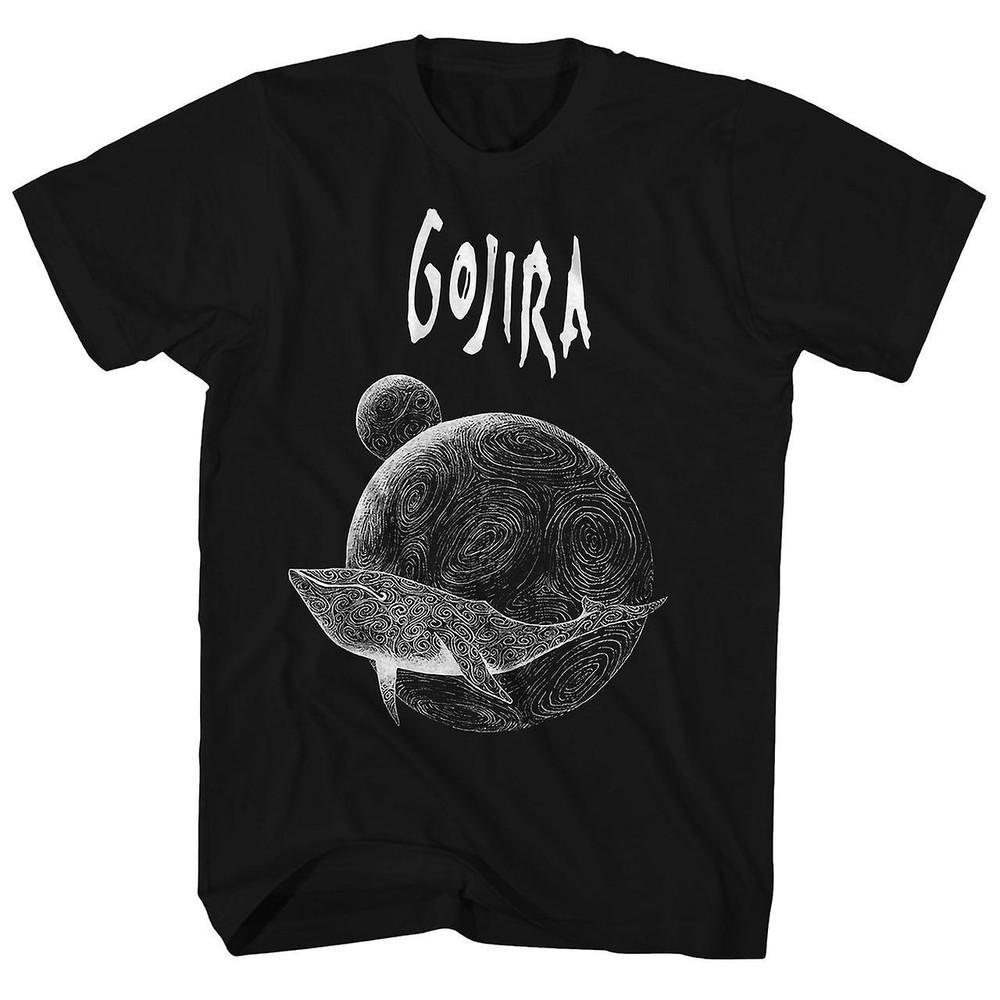 Футболка Gojira Space Черный Хлопок Унисекс Все Размеры от S до 4XL BD055 Унисекс Футболка XXXL