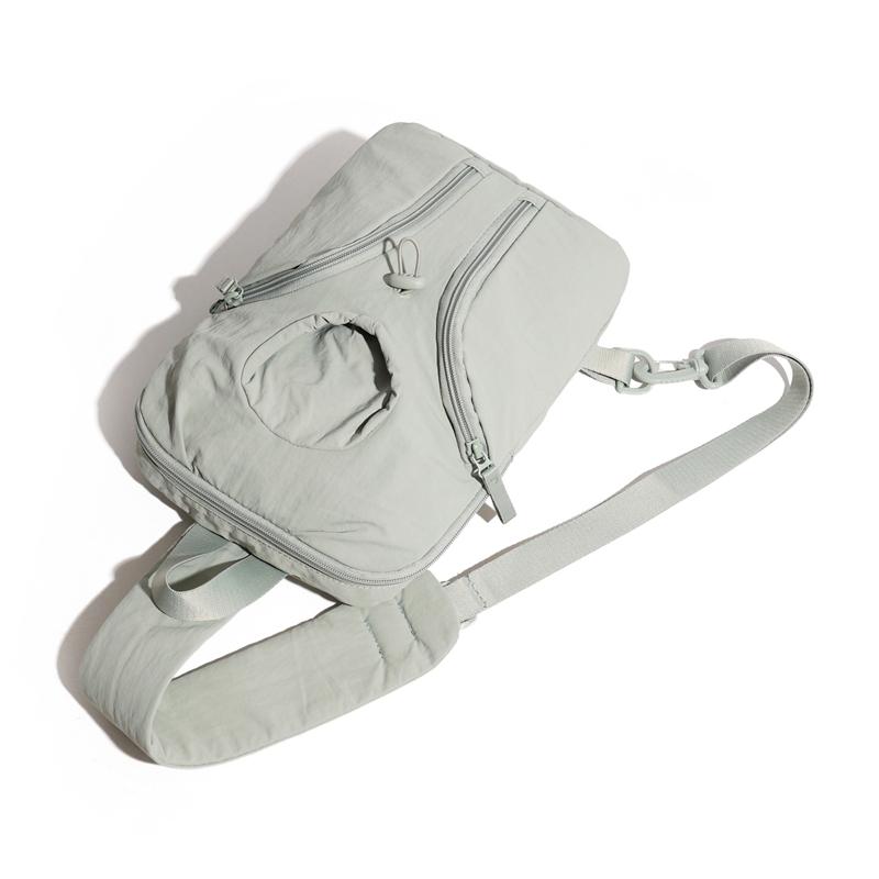 Multifunkční náprsní taška Pánská taška přes rameno Dámská velkokapacitní sportovní crossbody taška s držákem na vodu