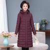 Dámské Zimní S kapucí Tenká Tenká Větruodolná Velká kapsa X-Dlouhý kabát Nabíraná bunda Bavlna Vycpaná Parka Svrchní kabát