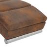 Chaise Longue In Brown Suede Look
