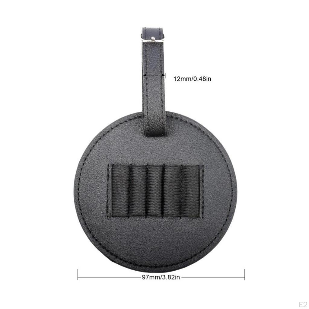 Golf Tee Halter Beutel Tasche Passend für alle Marken Befestigbarer Hängestrap PU Leder Taille