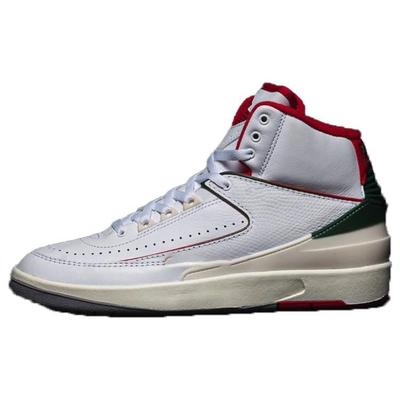 Air 2 Retro GS Origins Kids Sneakers White Fire-Red Fir DQ8562-101