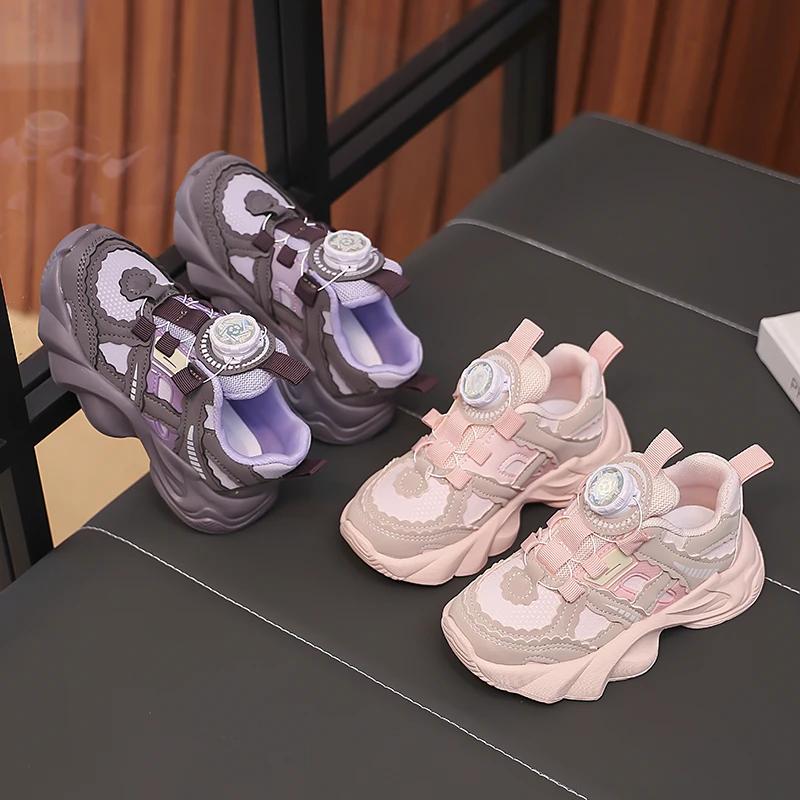 Студенческие кроссовки с вращающейся кнопкой — фото 4