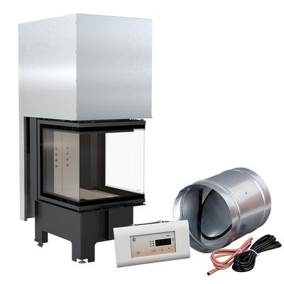 Smart Steel Fireplace KRATKI NBC 500/500 8 kW Ø 200 Lift-up MSK