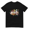 Resist Floral Anti Trump Political Protest Tshirt