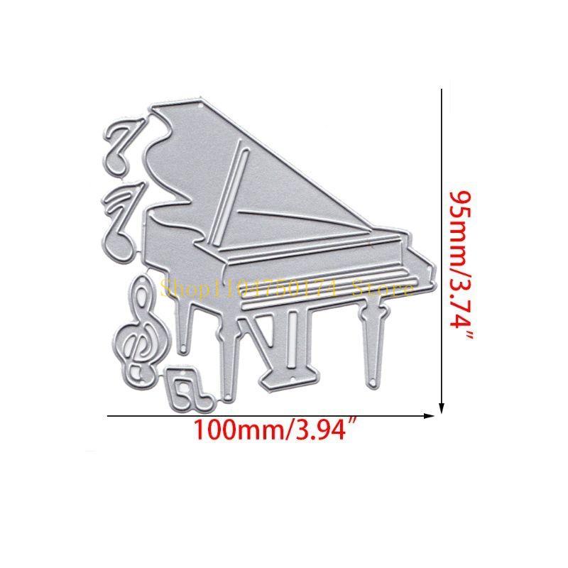 Piano Metal Cutting Dies Stencil Scrapbooking DIY Album Stamp Paper Card Embossing Decor top sale