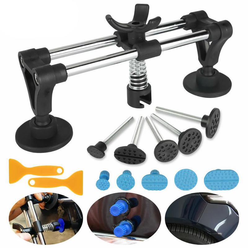 Auto Body Dent Puller Kit Dent Removal Tool Kit Steel Dent Puller With Double Pole Multifunctional Dent Puller For Auto Dent