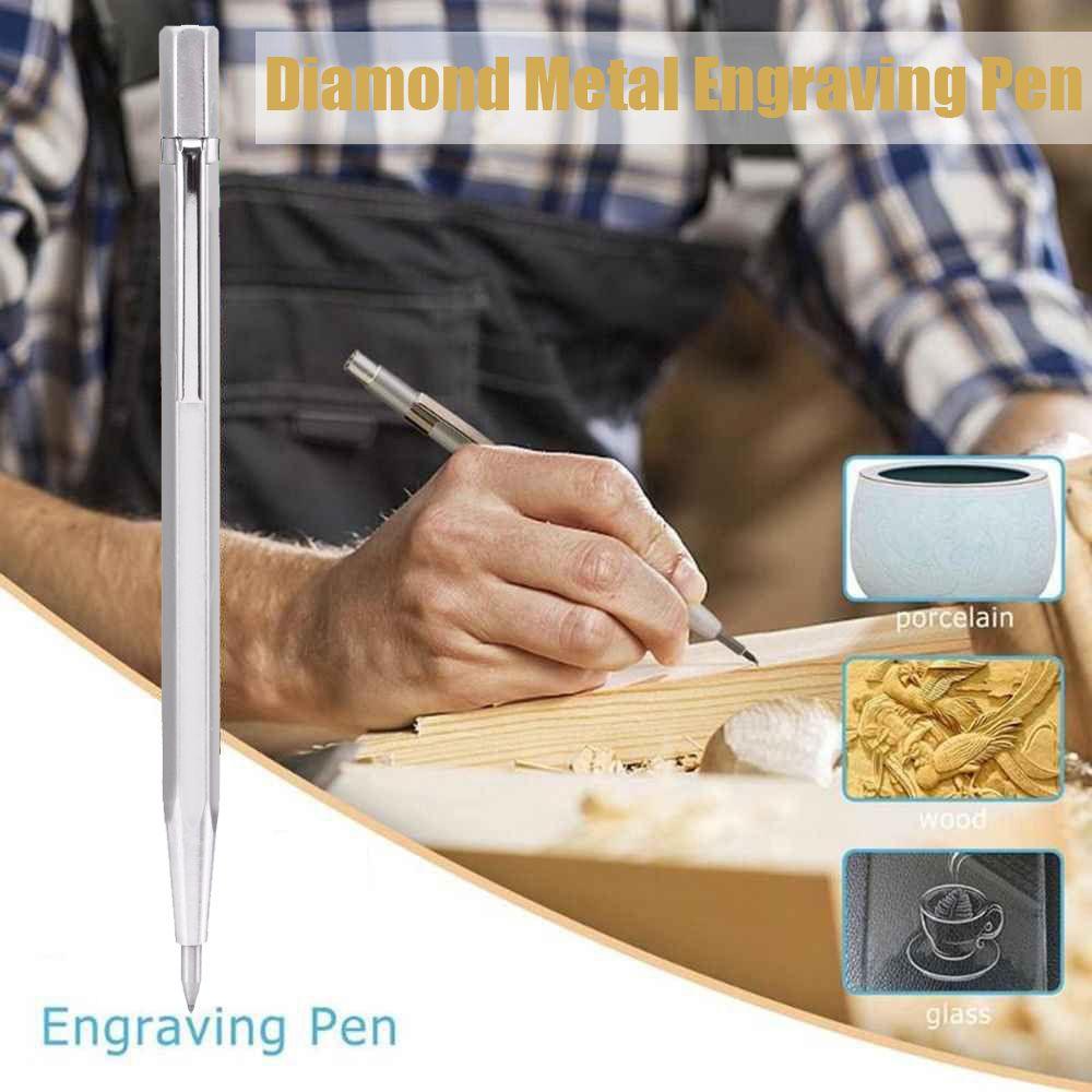 Carving Scribe For Glass Ceramic Metal Quartz Tip Scriber Pen Engraving Pen Hand Tool Etching Pen