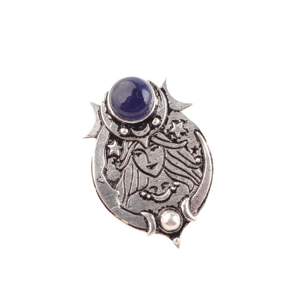 Natural Sodalite Gemstone 925 Sterling Silver Handmade Jewelry Necklace Pendant CP-22-22