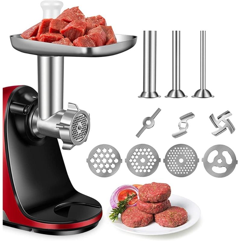 Picadora de Carne Tubos Embutidora de Salchichas Trituradora de Carne Plato Disco Cuchilla