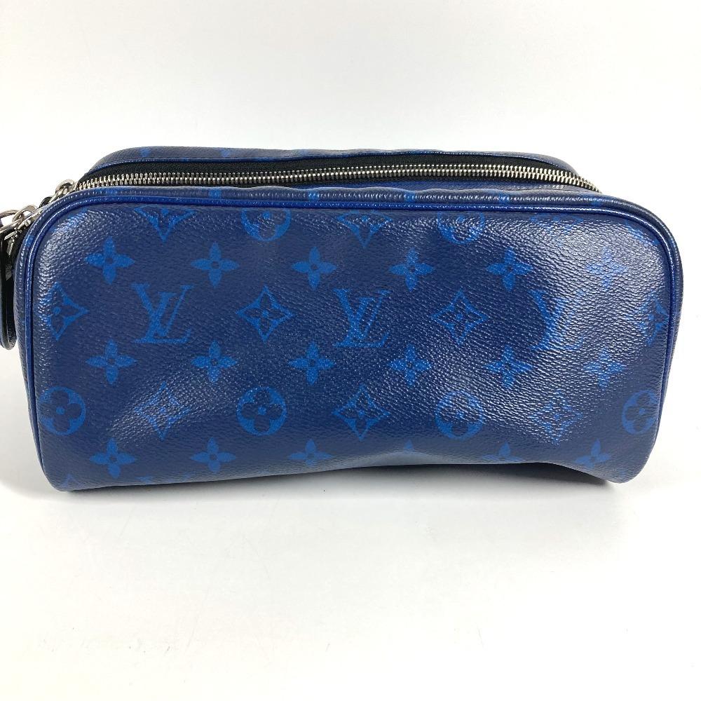 Louis Vuitton M30849  Taigalama dopp-kit Pouch Hand Bag Clutch Bag blue