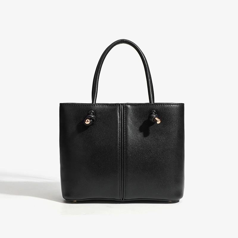 ZA Household Bag Women's 2025 New Bucket Niche Design Black Casual Portable Cross-body High-quality Texture