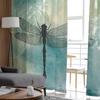 Dragonfly Dots Gradient Sheer Curtains For Living Room Bedroom Tulle Curtain For Kitchen Voile Curtain Blind Panels