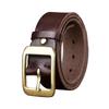 3.8CM Italian Vintage Top Grain Cowhide Pin Buckle Belt - Men's Genuine Leather Casual Waist Accessory