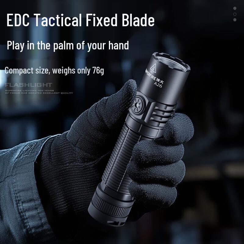 SupFire A26 Rechargeable High-Intensity LED Flashlight
