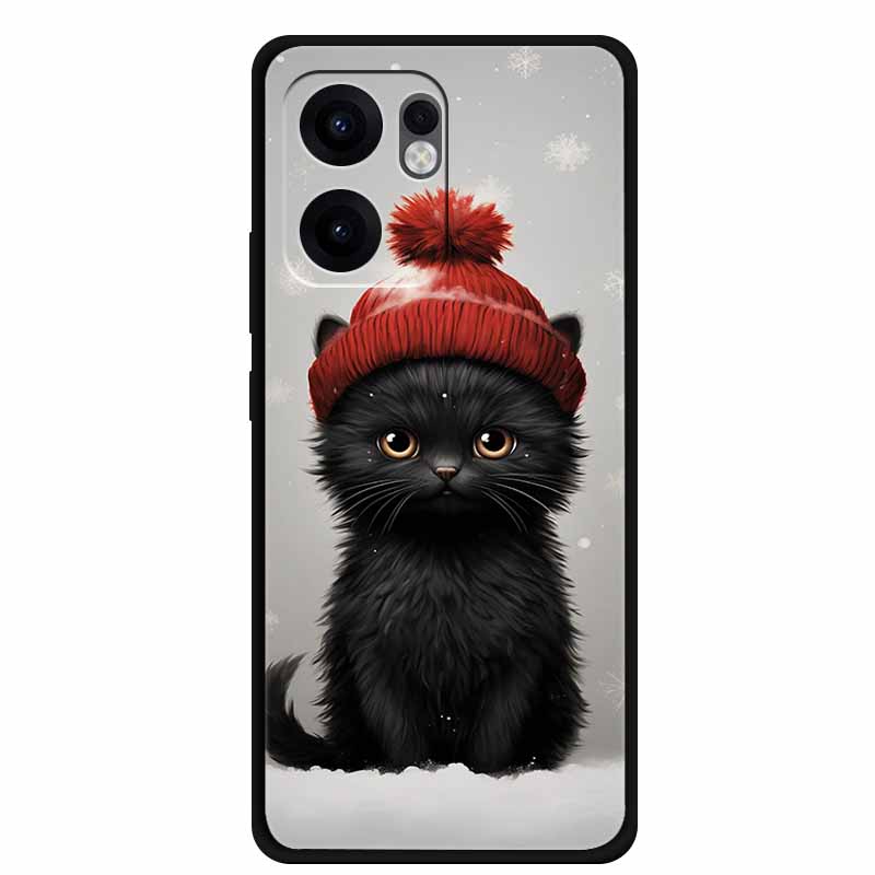 Phone Case For OPPO Reno 13F Case 13 F Coque Black Silicone Soft TPU Back Cover Bag For OPPO Reno13F A5x Case Protective Shell