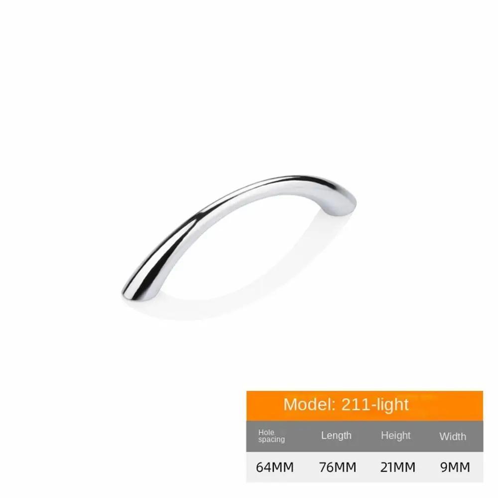 New Zinc Alloy Curved Handles Multifunctional Hardware Furniture Handle Furniture Cabinet Knobs Drawer