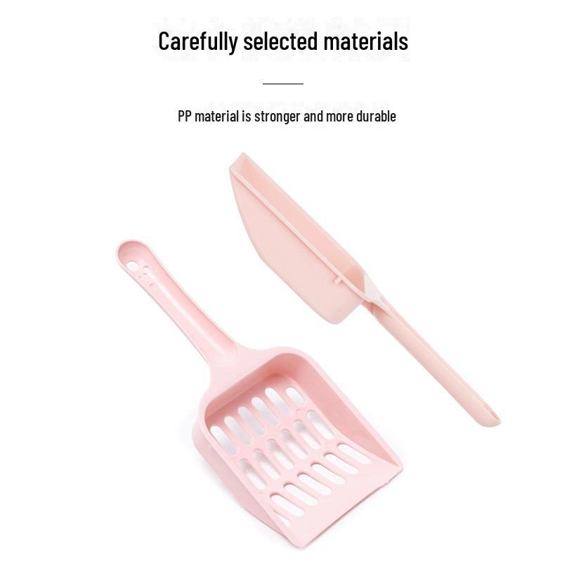 Enlarged Cat Litter Shovel with Small Holes for Tofu Sand - Ideal for Medium-Sized Cats