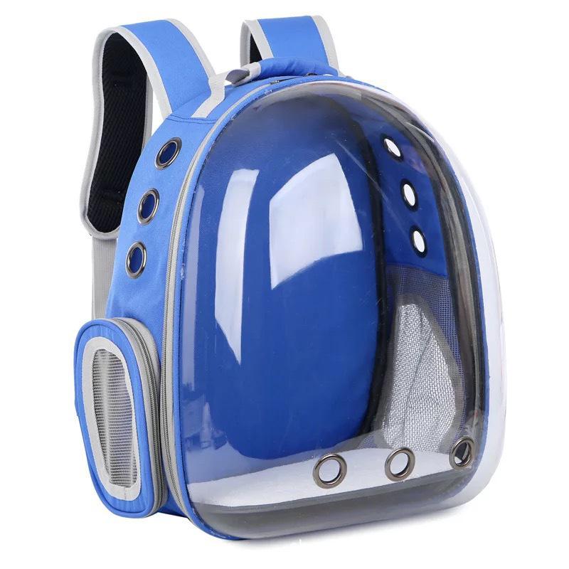 Transparent Double Shoulder Cat Backpack - Lightweight, Breathable & Panoramic Pet Bag for Outings