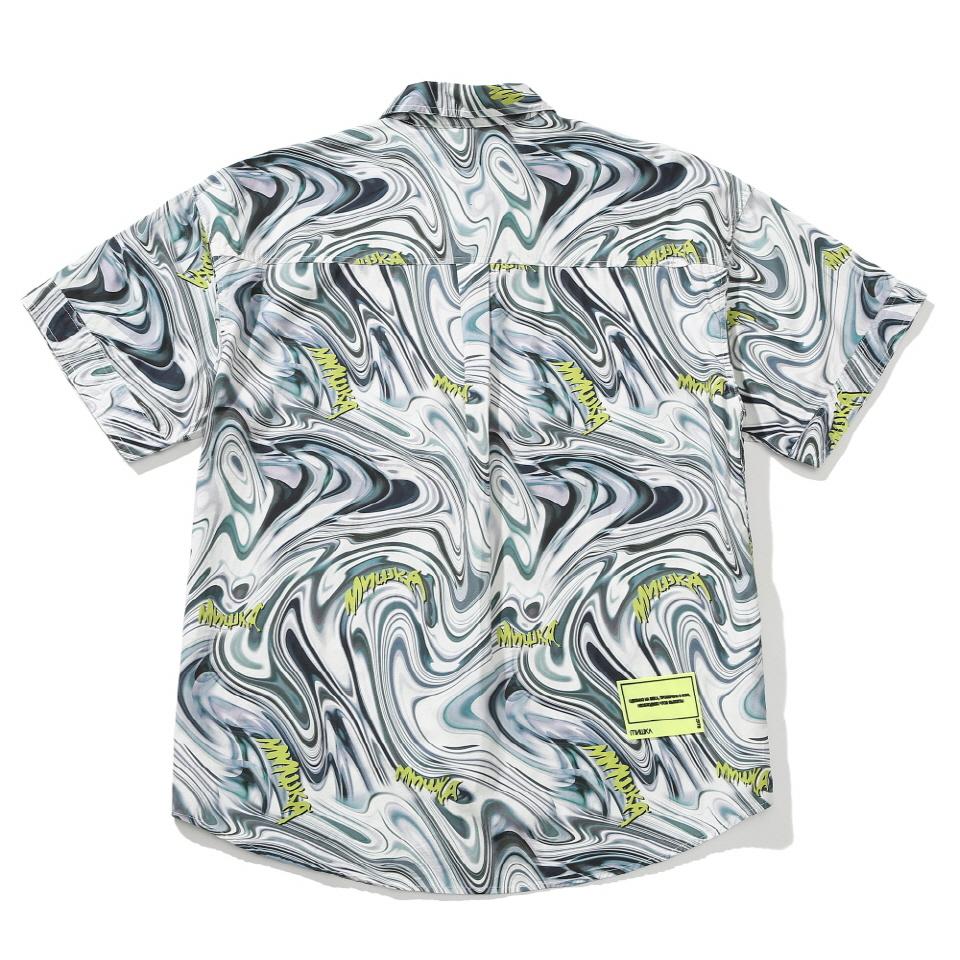 Misika Oil Film Pattern Shirt