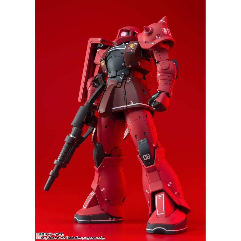 GUNDAM FIX FIGURATION METAL COMPOSITE Mobile Suit Gundam THE ORIGIN MS-05S Zaku I (Chars Maschine) ca. 180mm ABS&PVC&Druckguss bemalte bewegliche Figur