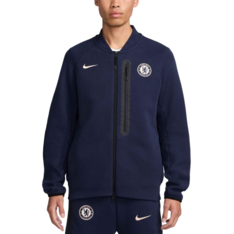 Nike Chelsea FC Tech Fleece N98 Jacket Men's Blue FZ7266-451