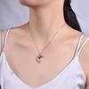 Womens Dolphin Pendant Necklace 18K Gold Plated Stainless Steel Clavicle Chain Ins Style Jewelry