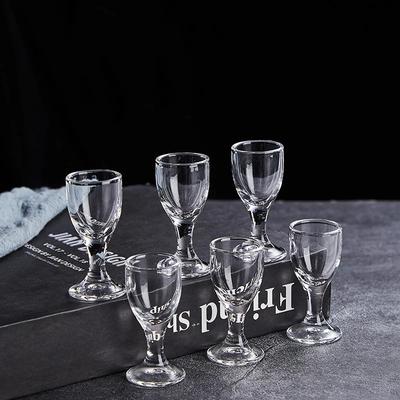 10ml/15ml 12 vnt. Spiritinių gėrimų taurė Viskiui Stiklinės Prabangi Baijiu taurė Gėrimų indai Skaidri Aukšta Koja Vyno Stiklinė Išskirtinės Dovanos