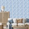 Heart Wallpaper White, Azure and Blue 50x1000