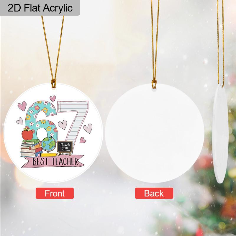 Six Seven Christmas Ornament, Teacher Six Seven Ornaments, 67 Meme Ornament, Gifts for Teacher From Student, Funny Teen Gift, 67 Meme Gift