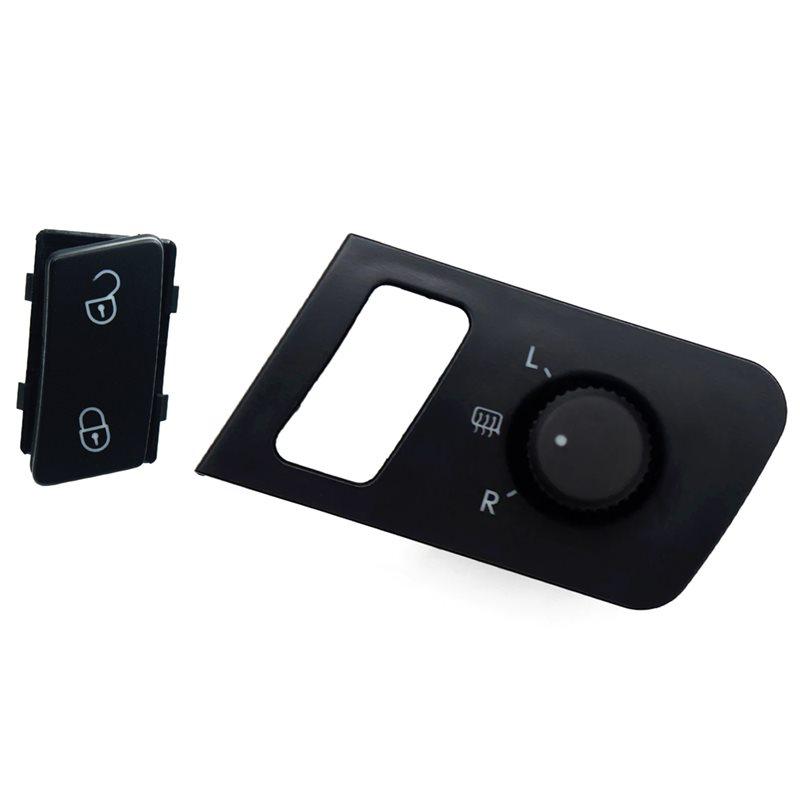 For VW Touran Caddy 03-17 Side Door Control Switch Mirror Adjust Knob 1T1 959 565F 565K 565G 1T1959552 1T0962125B