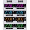Large Screen Alarm Clock Temperature Humidity  Display LED Clock Digital Wall Clock  Living Room