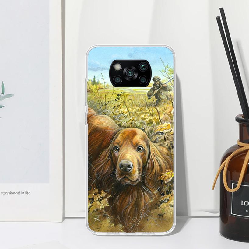 

Hunter Dog Hunting Phone Case For Xiaomi Poco X7 X6 X5 M7 M8 Pro F7 Ultra Redmi 15C 15 13C 13 12C 12 10 10C 10A Art Fundas Poco Redmi 12C