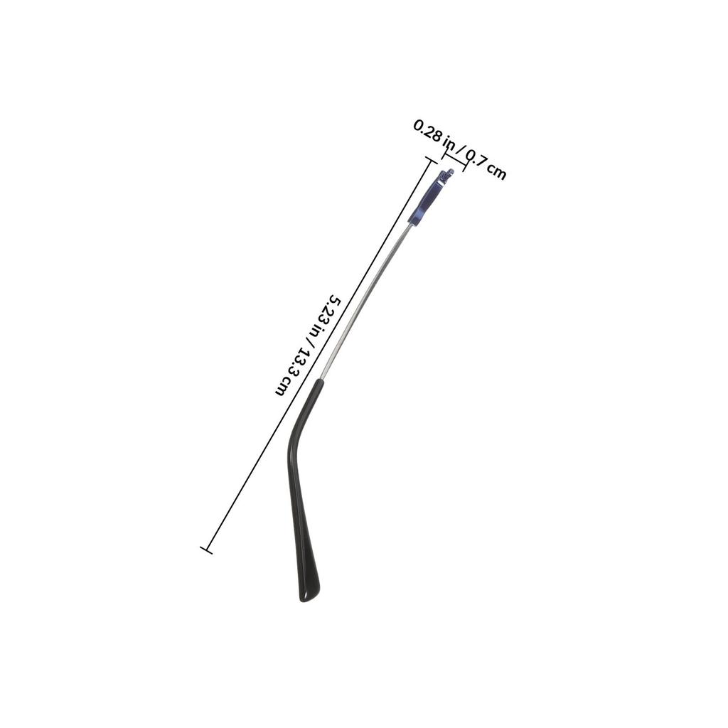 1Pair Universal Metal Eyeglass Temple Replacement for Glasses Sunglasses Anti Slip Ergonomic Comfort Fit Electroplated Finish