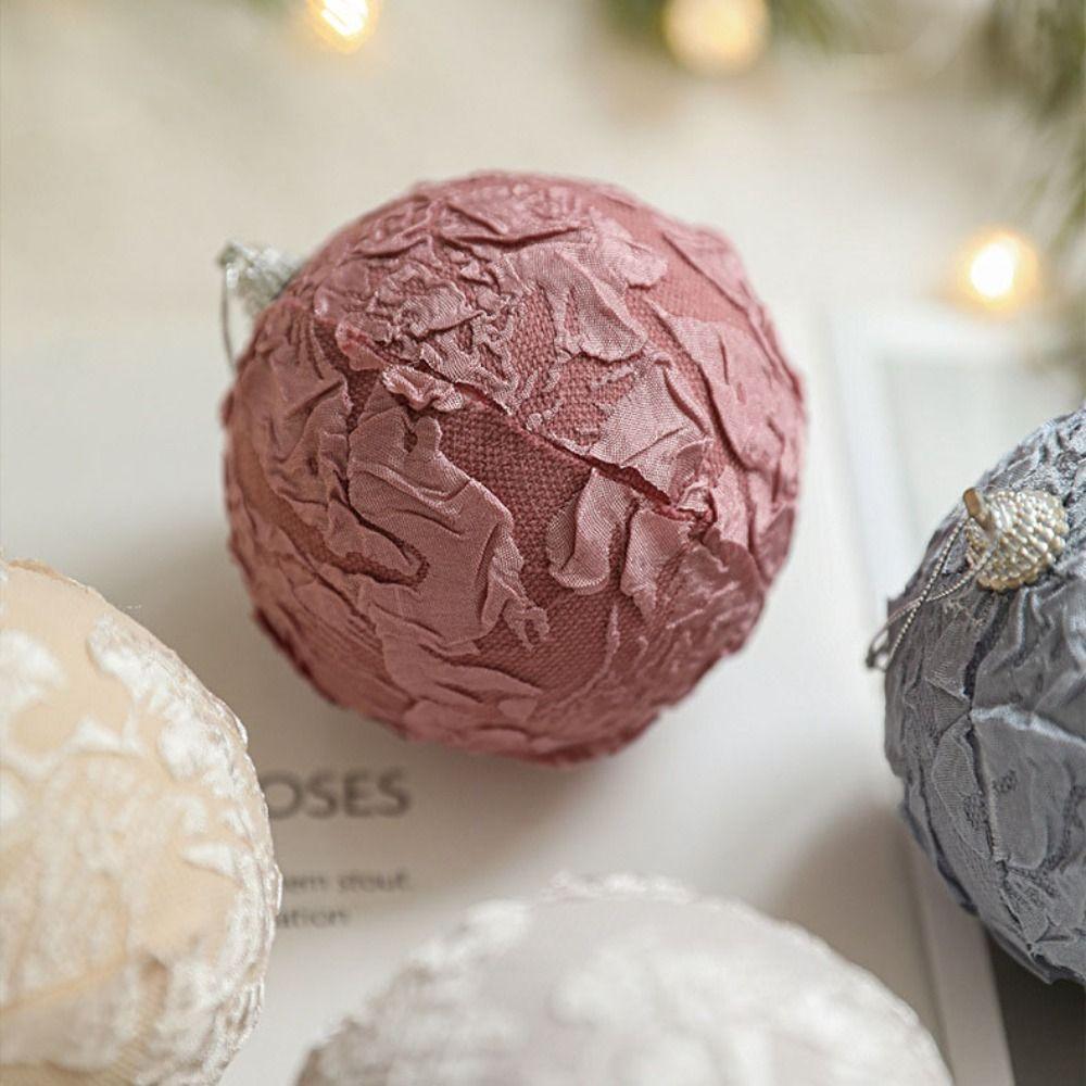 8CM Christmas Tree Decoration Ball Party Supplies Xmas Ornaments DIY Christmas Pendant  New Year