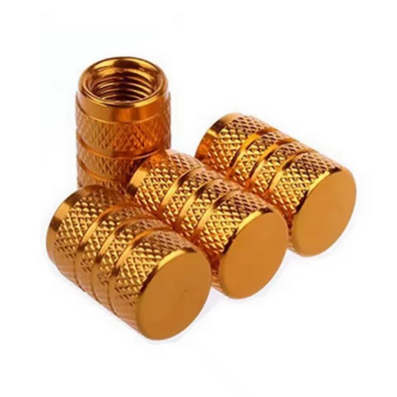 Aluminum Valve Stem Caps 4Pcs Universal Dustproof Protective Covers for Car Motorcycle Bicycle Tire Accessories Stem Caps1