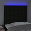 VidaXL LED Headboard Bedroom Furniture Single Bed Accessory Headboard Interior Black 3122850