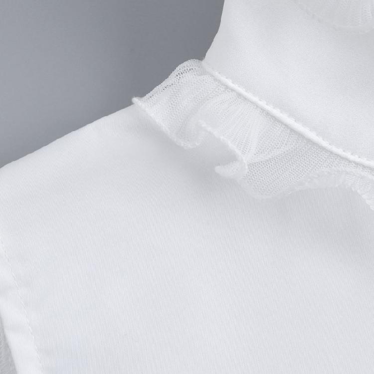 Fashionable Detachable Collar High Neck Accessory Neckwear For Dresses Blouses Formal Event Half Shirt Decorative Collar