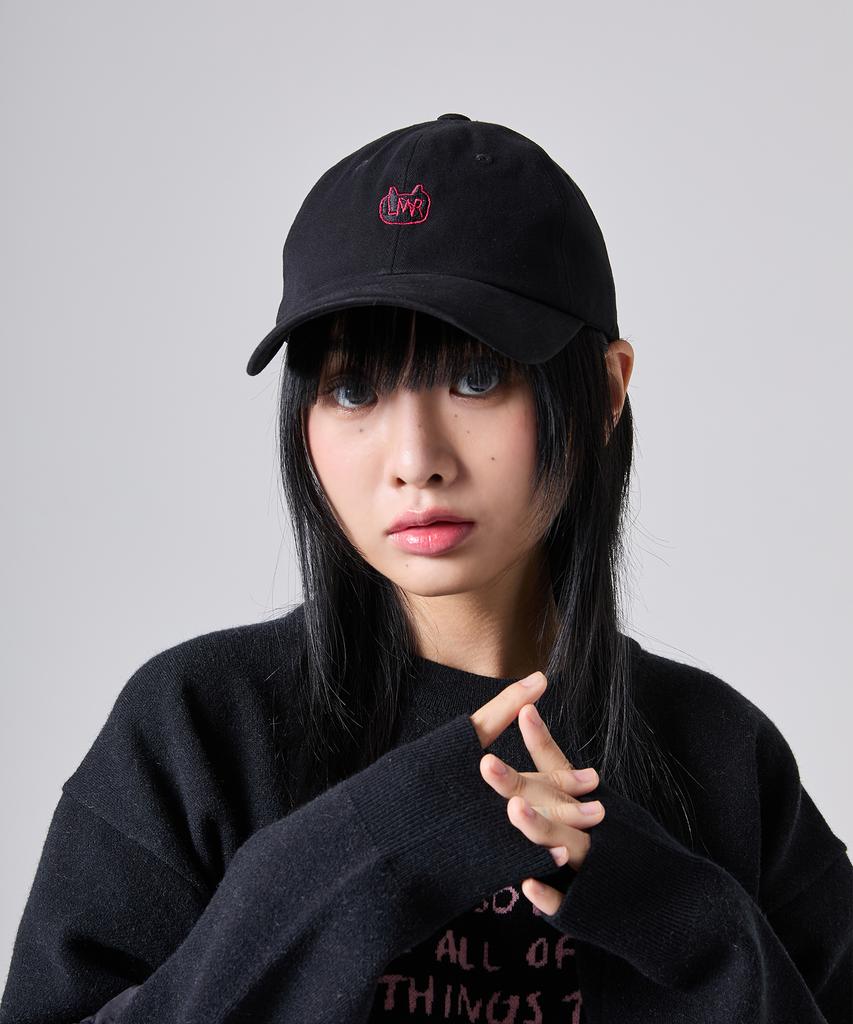 LMR Basic Embroidered Logo Ball Cap Black