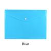 A4/A5 Colorful PP Snap File Bag for Office and School Storage